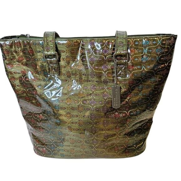 Kalencom Handbags - Kalencom KD Kicker&David Design green plastic coated bag.